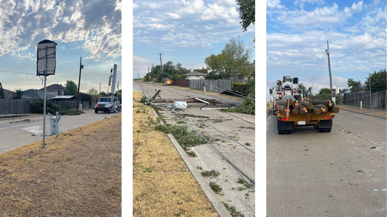 Storm damage images